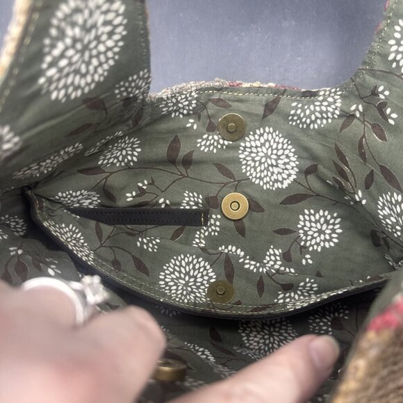 Annahmol Colorful Wool Purse Tote Bag Bohemian Boho Hippie Travel Casual Pockets - Picture 8 of 10